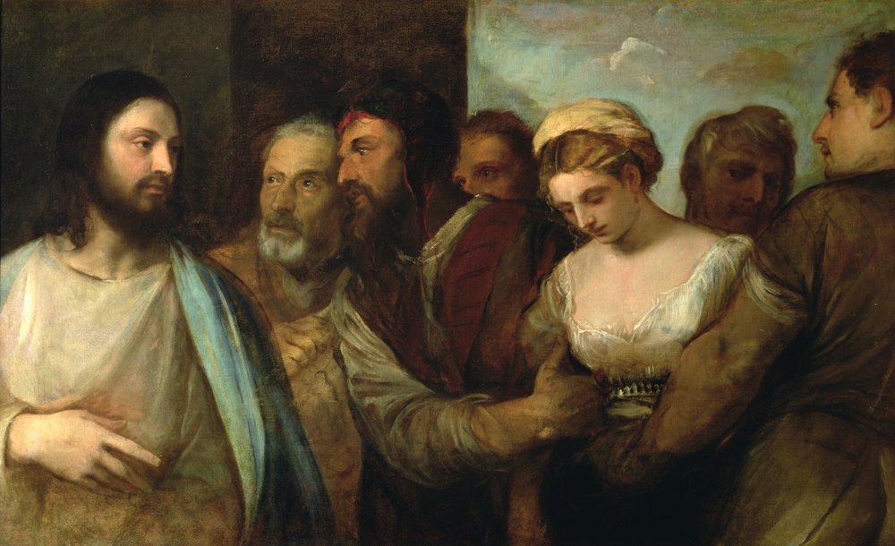 Cristo e a adúltera, 1512-15 | Tiziano Vecelli